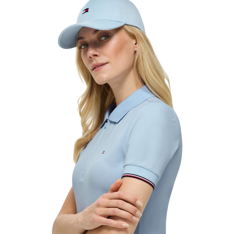 Tommy Equestrian - Rijpolo korte mouwen dames Anaheim sweet blue