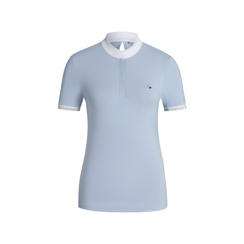 Tommy Hilfiger Equestrian - Polo de concours manches courtes femme Linsay sweet blue