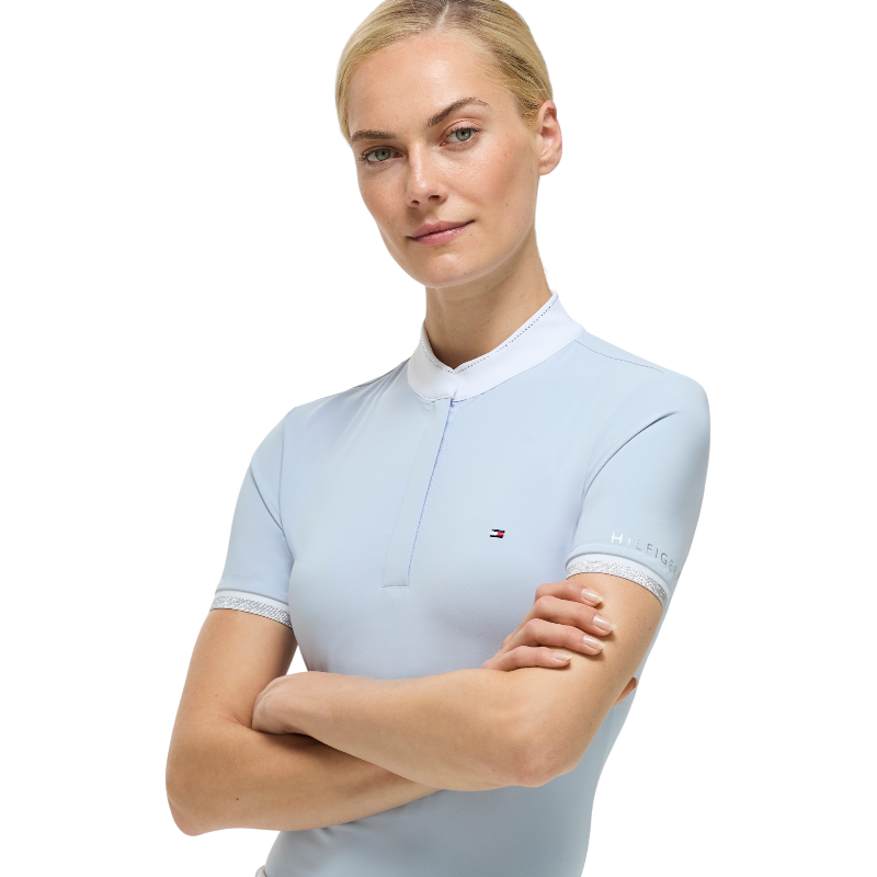 Tommy Hilfiger Equestrian - Polo de concours manches courtes femme Linsay sweet blue