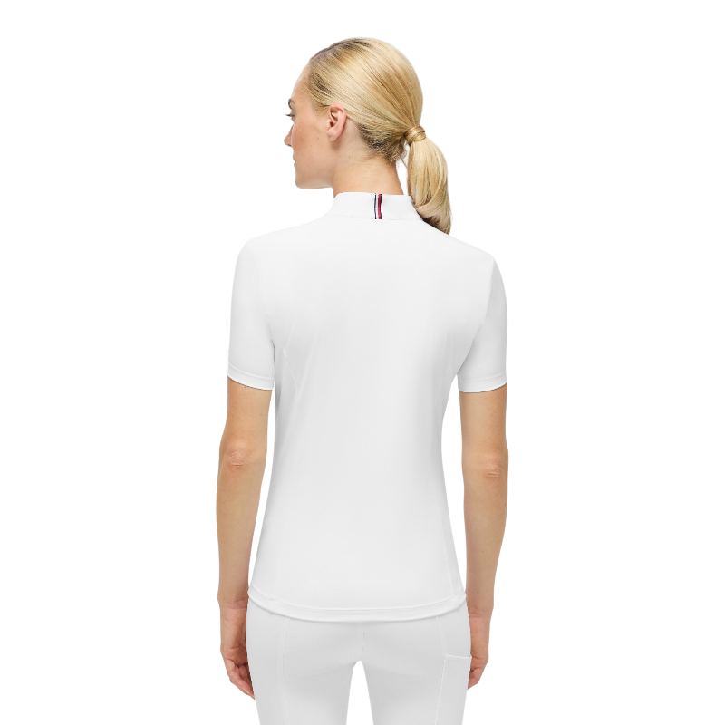 Tommy Hilfiger Equestrian - Wedstrijdpolo korte mouw dames Selma optic white