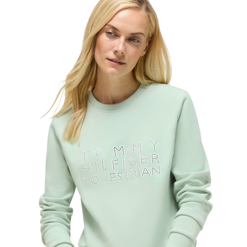 Tommy Hilfiger Equestrian - Sweat manches longues femme Belair mint