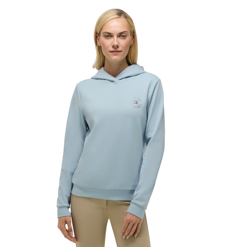 Tommy Equestrian - Dames sweater lange mouwen Hollywood sweet blue