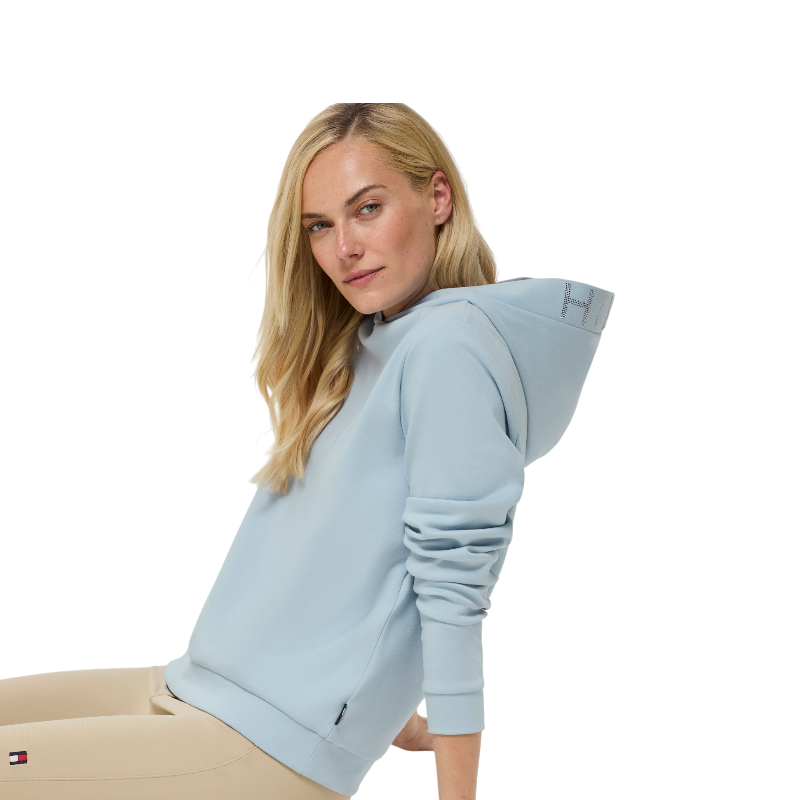 Tommy Equestrian - Dames sweater lange mouwen Hollywood sweet blue