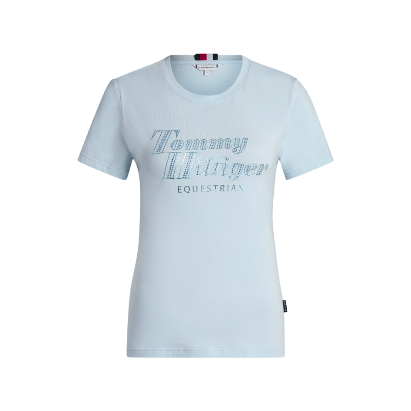 Tommy Hilfiger Equestrian - T-shirt manches courtes femme Malibu sweet blue