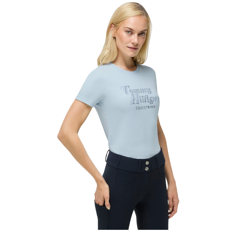 Tommy Hilfiger Equestrian - T-shirt manches courtes femme Malibu sweet blue