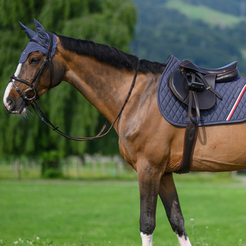 Tommy Hilfiger Equestrian - Stanford faded indigo zadeldek