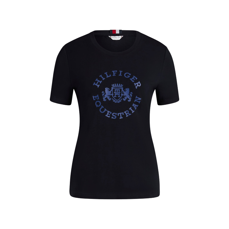 Tommy Hilfiger Equestrian - T-shirt korte mouw dames Pasadena desert sky
