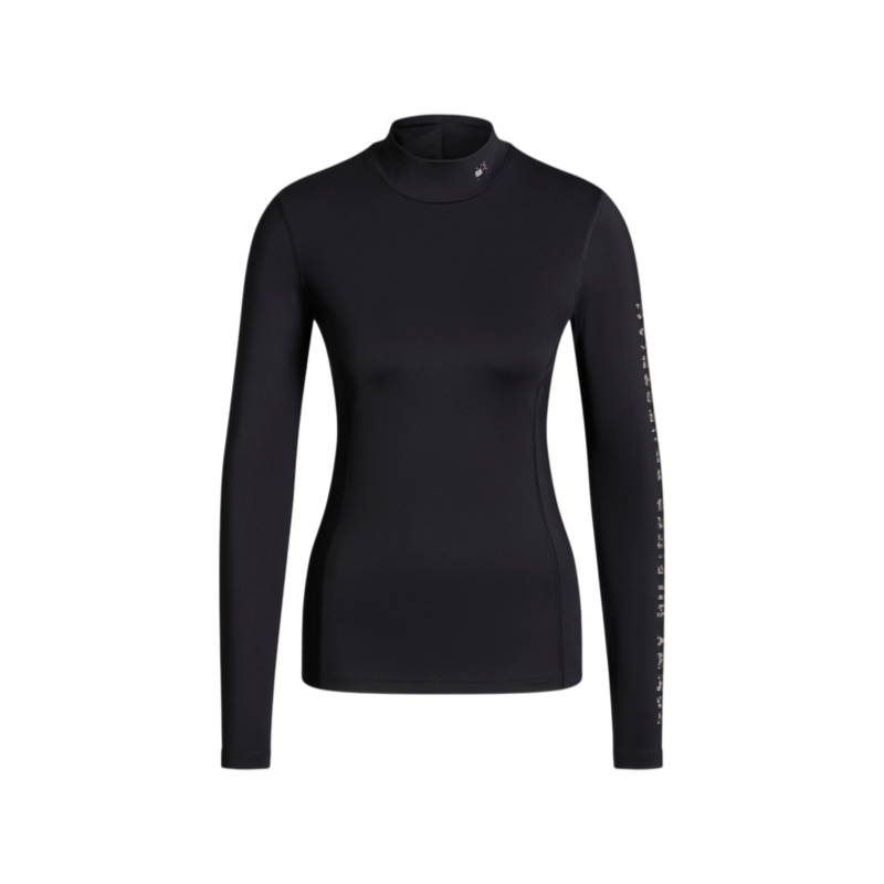 Tommy Hilfiger Equestrian - Baselayer à strass femme Amelie noir