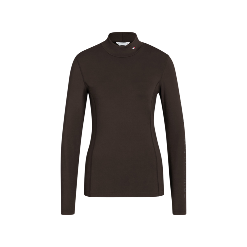 Tommy Hilfiger Equestrian - Baselayer manches longues femme Ava cacao