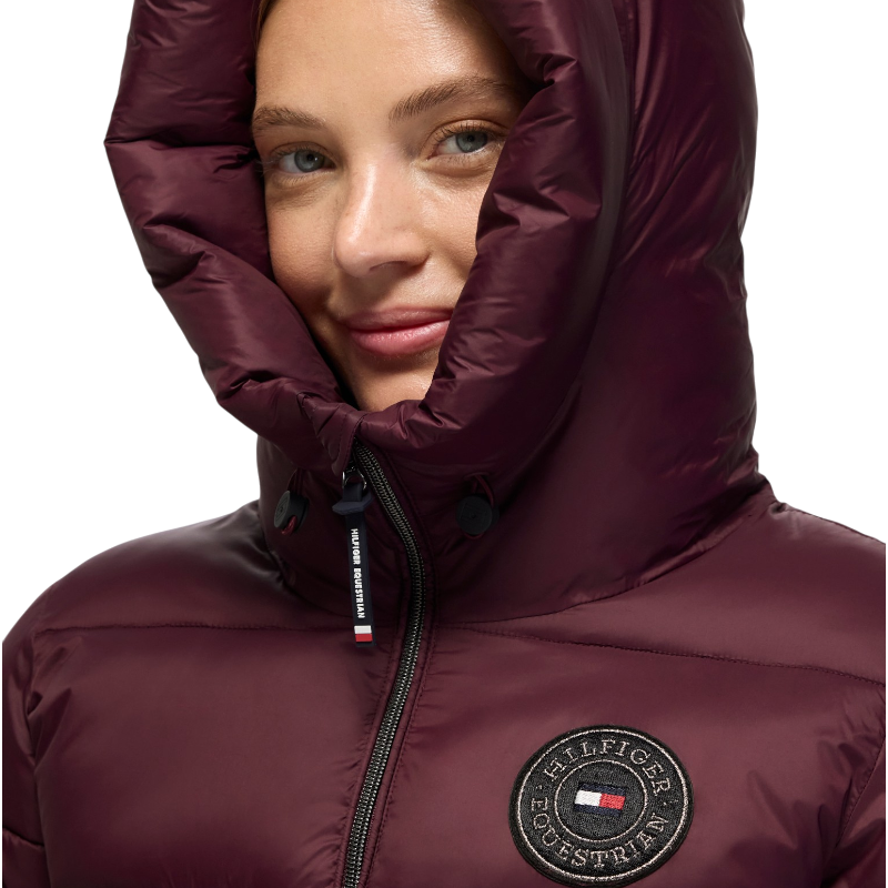 Tommy Hilfiger Equestrian - Doudoune femme Glendale deep burgundy