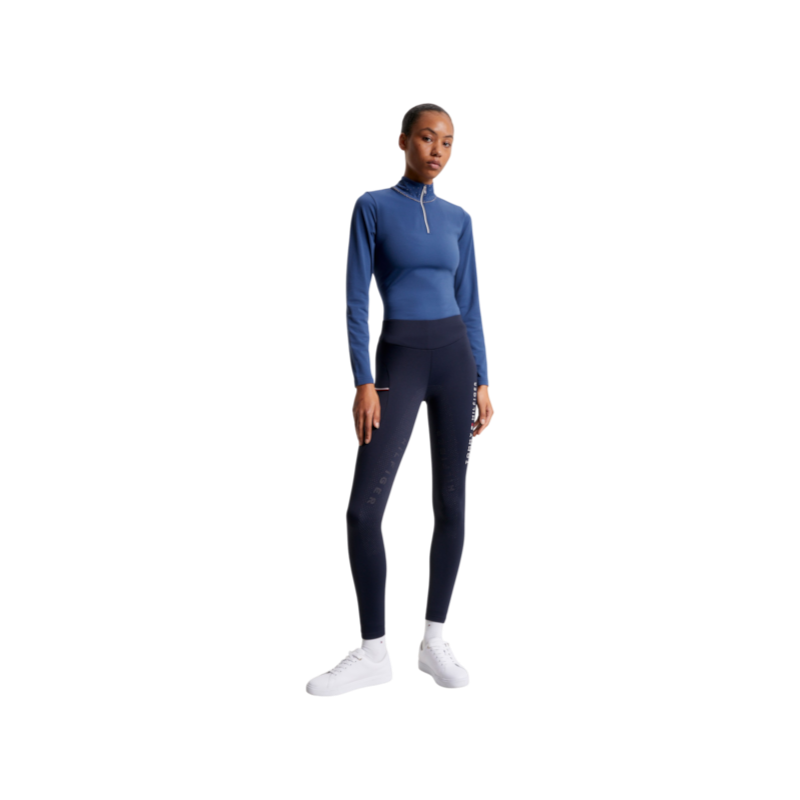 Tommy Hilfiger Equestrian - Legging d'équitation femme Elmira Winter desert sky