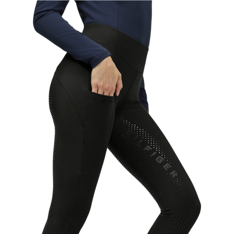 Tommy Hilfiger Equestrian - Legging d'équitation femme Elmira Winter noir
