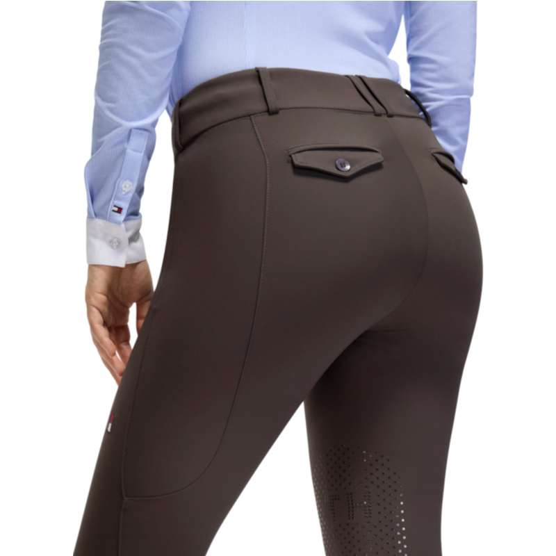 Tommy Hilfiger Equestrian - Pantalon d’équitation femme Mia cacao