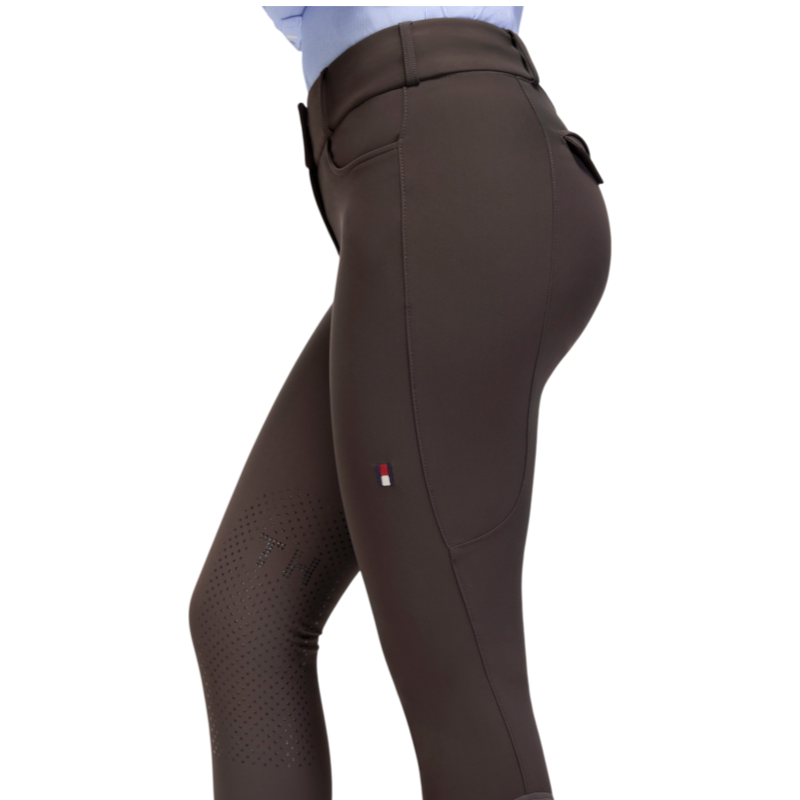 Tommy Hilfiger Equestrian - Pantalon d’équitation femme Mia cacao