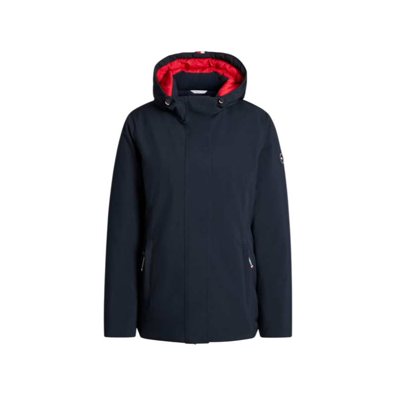 Tommy Hilfiger Equestrian - Parka compatible airbag femme Palisade desert sky