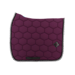 Oxxer - Tapis de dressage Monogramme aubergine/ noir | - Ohlala