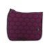 Oxxer - Dressuurpad Monogram aubergine/ zwart | - Ohlala