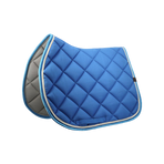 Equithème - Tapis de selle Classic bleu roi | - Ohlala