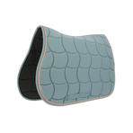 Equithème - Tapis de selle Shiny bleu clair | - Ohlala