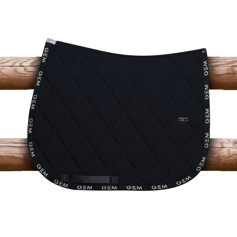 GEM - Tapis de selle Love marine/ sliver