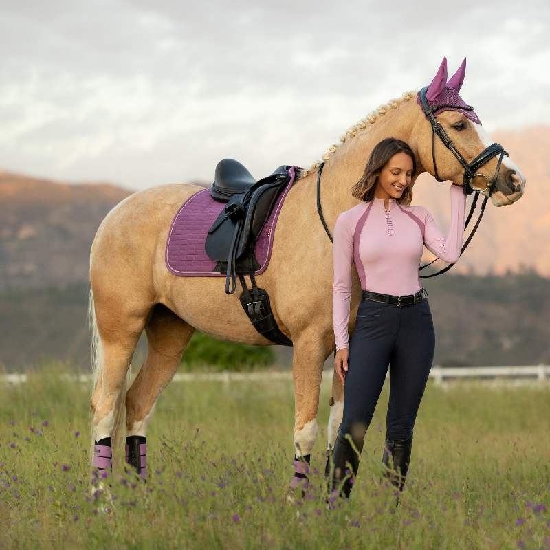 LeMieux - Tapis de dressage Suede mallow | - Ohlala