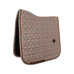 Kentucky Horsewear - Dressuurpad Velvet pied de poule brown colorfull | - Ohlala