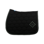 Oxxer - Tapis de selle Accent noir/ amande | - Ohlala