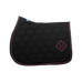 Oxxer - Tapis de selle Accent noir/ fushia | - Ohlala