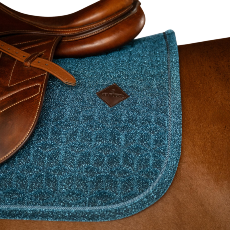 Kentucky Horsewear - Tapis de selle Full Sparkling marine
