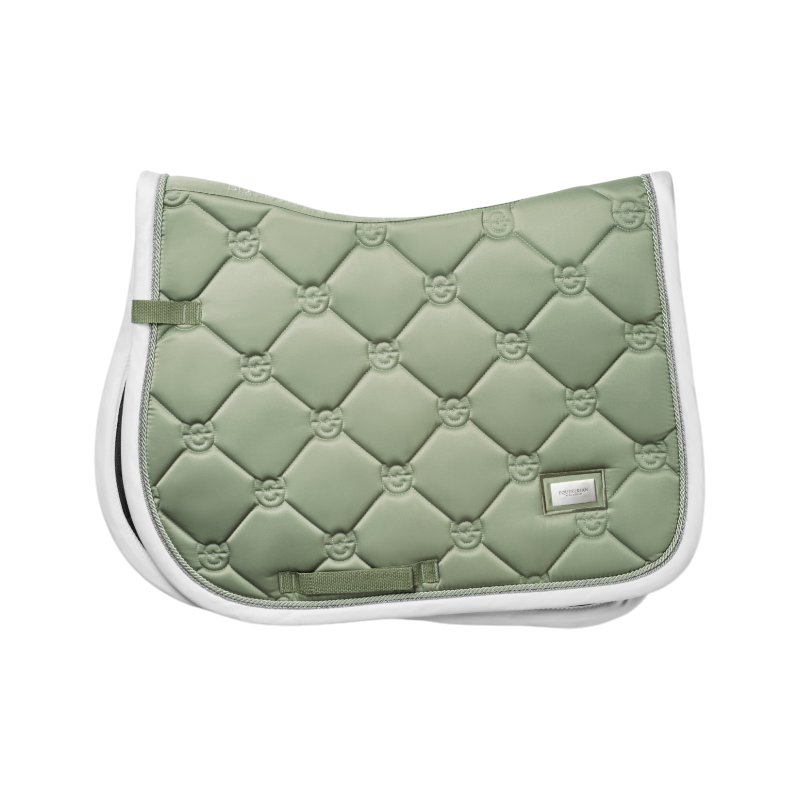 Equestrian Stockholm - Zadeldek Pastel pistachio white | - Ohlala