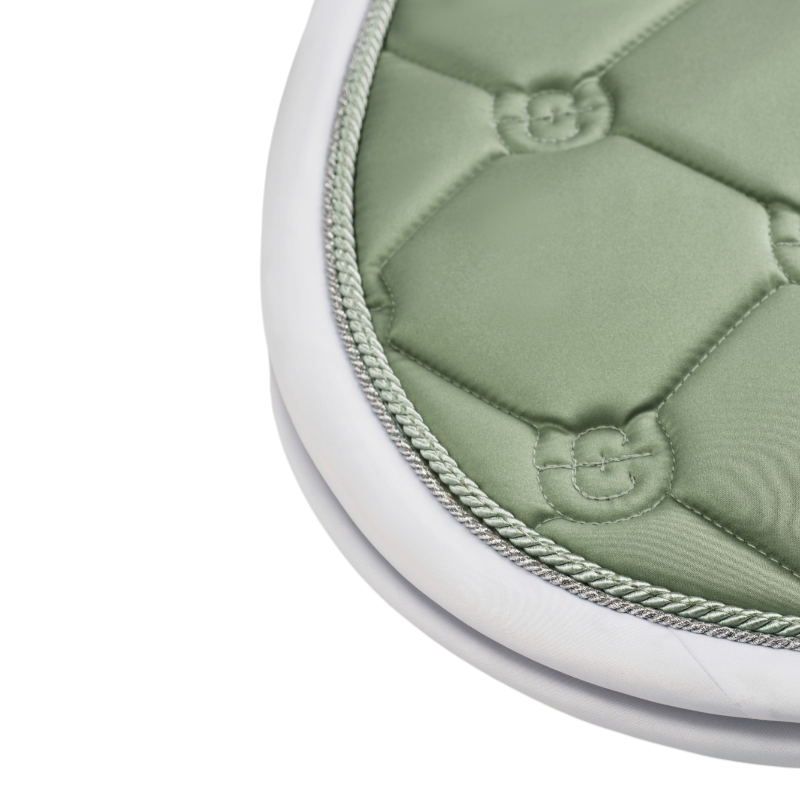 Equestrian Stockholm - Zadeldek Pastel pistachio white | - Ohlala