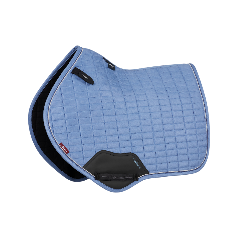LeMieux - Tapis de selle Suede Close Contact powder blue | - Ohlala