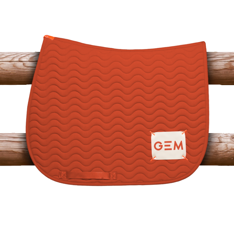 GEM - Tapis de selle Touc Touc brique