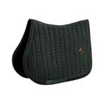 Kentucky Horsewear - Zadeldekje Velvet Mini Pearls pine green | - Ohlala