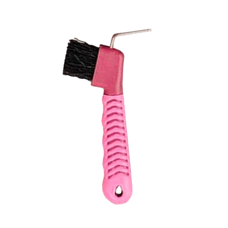 TdeT - Cure-pieds brosse bicolore bordeaux/rose