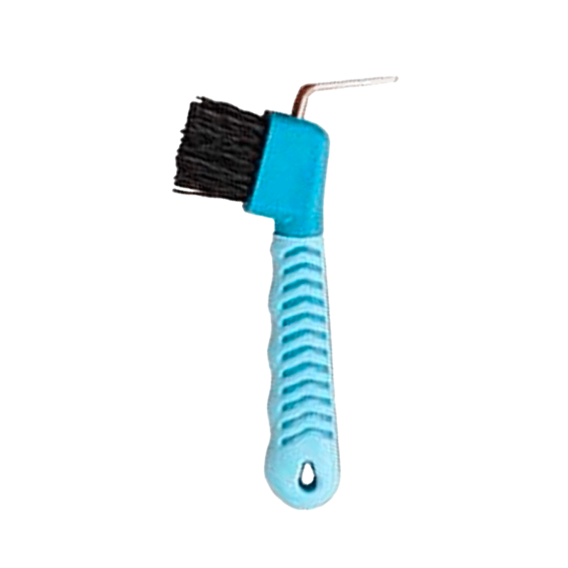 TdeT - Cure-pieds brosse bicolore turquoise/bleu ciel