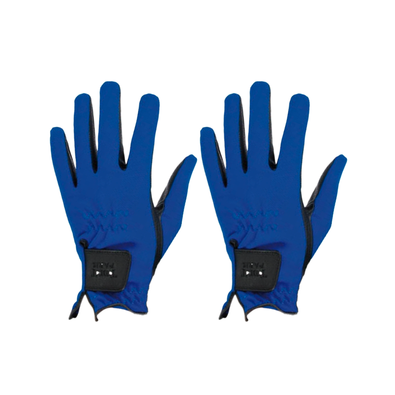TdeT - Gants d'équitation Club bleu roi