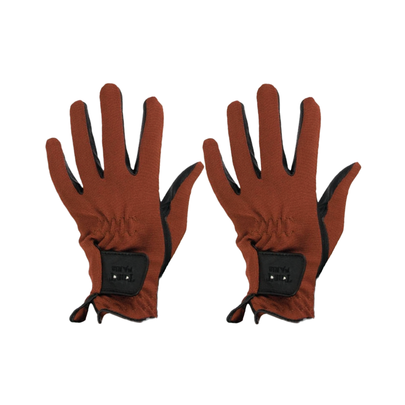 TdeT - Gants d'équitation Club marron foncé | - Ohlala