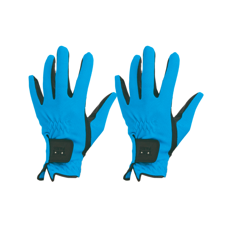 TdeT - Gants d'équitation Club turquoise