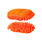 TdeT - Éponge mesh et micro-fibre orange | - Ohlala