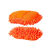 TdeT - Éponge mesh et micro-fibre orange | - Ohlala