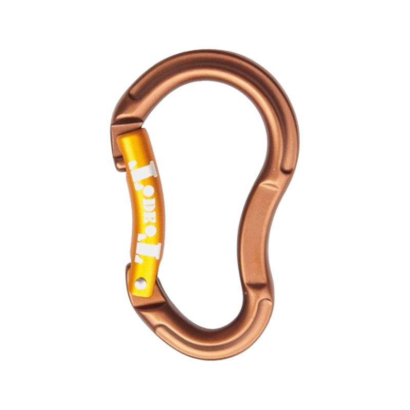 TdeT - Mousqueton d'escalade TdeT marron/orange