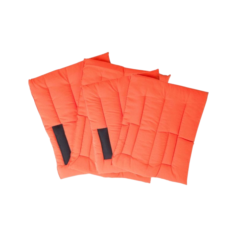 TdeT - Coton de stable boots par orange (x4) | - Ohlala