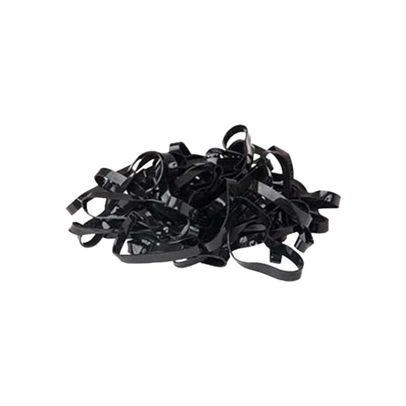 TdeT -  Élastique à natter silicone noir | - Ohlala