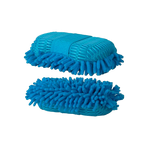 TdeT - Éponge mesh et micro-fibre bleu ciel | - Ohlala