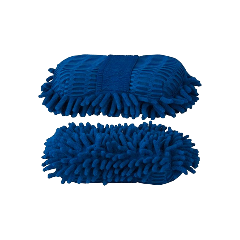 TdeT - Éponge mesh et micro-fibre bleu roi | - Ohlala