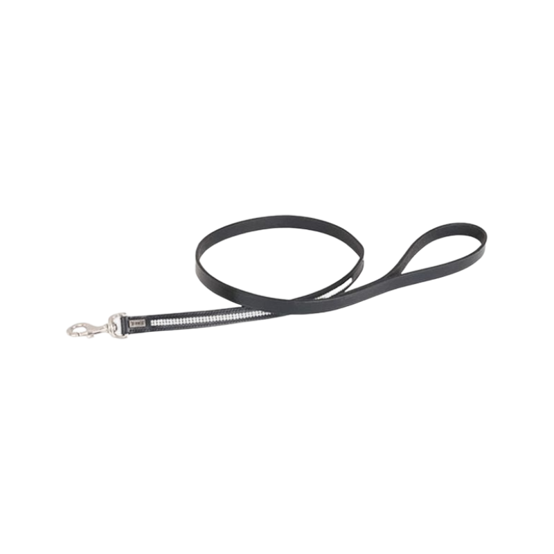 TdeT - laisse pour chien strass noir/blanc | - Ohlala