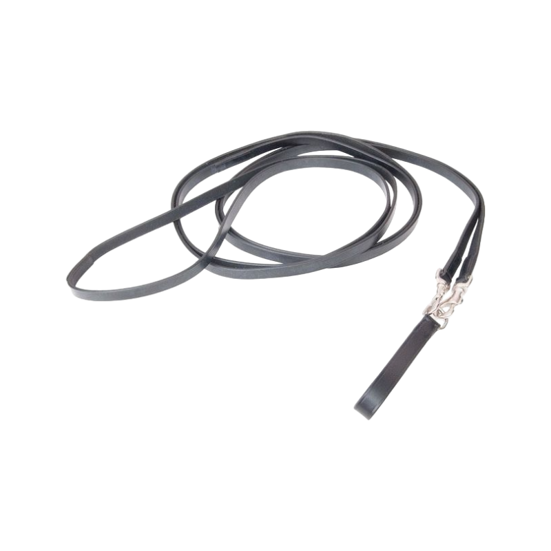 TdeT - Rênes allemandes en cuir noir | - Ohlala