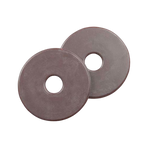 TdeT - Rondelles de mors en caoutchouc marron | - Ohlala