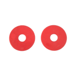 TdeT - Rondelles de mors en caoutchouc rouge | - Ohlala